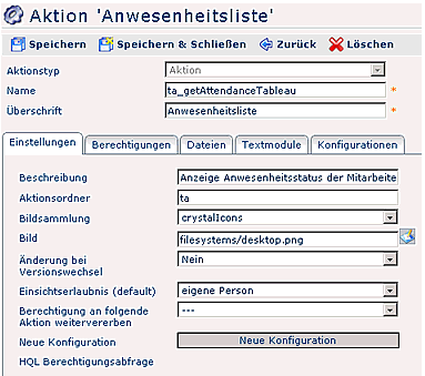 aktion anwesenheitsliste
